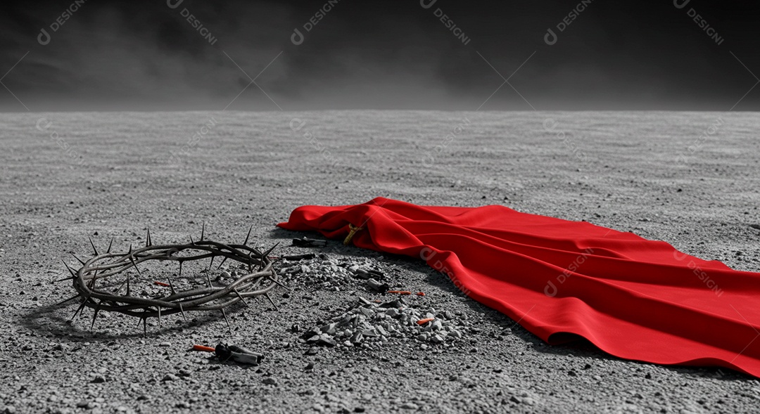 Coroa de espinhos sobre fundo isolado