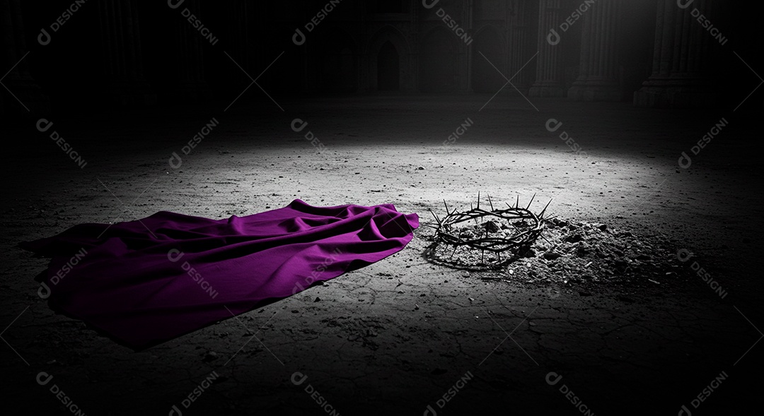 Coroa de espinhos sobre fundo isolado