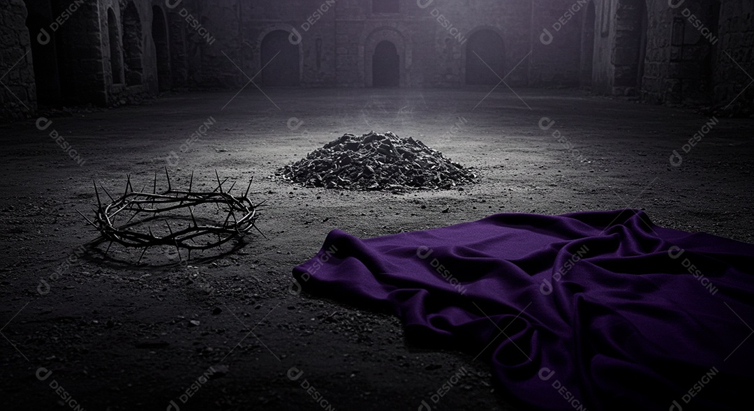 Coroa de espinhos sobre fundo isolado