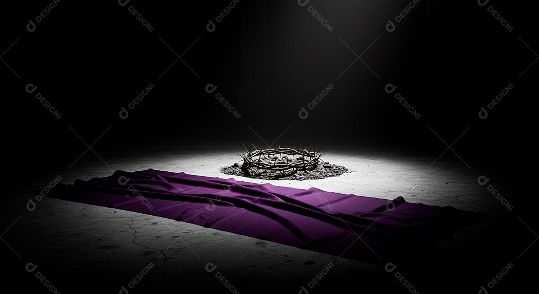 Coroa de espinhos sobre fundo isolado