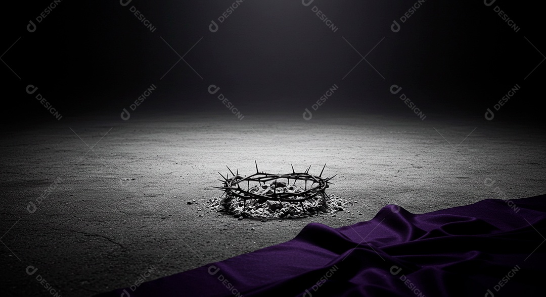 Coroa de espinhos sobre fundo isolado