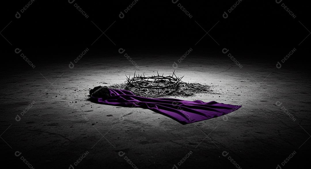 Coroa de espinhos sobre fundo isolado