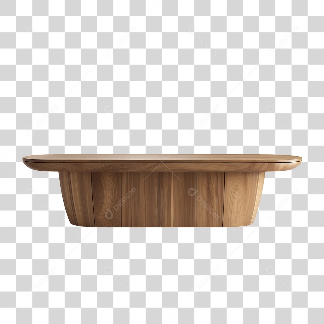 Bancada de Madeira PNG Transparente