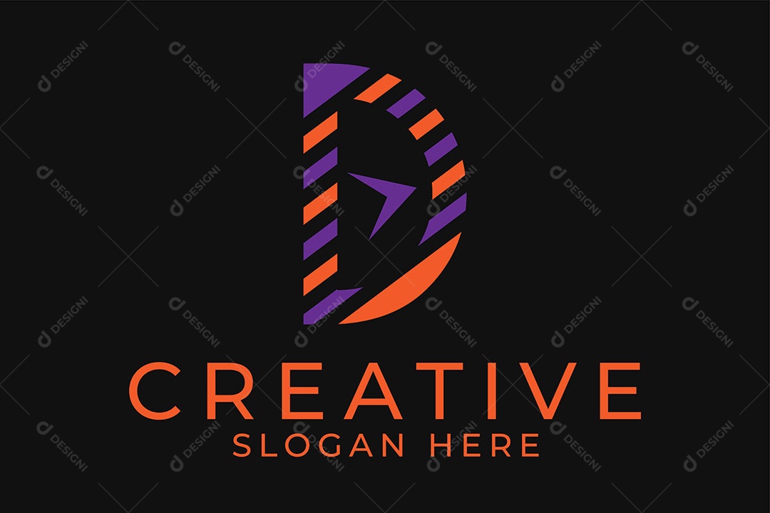 Modelo de Logotipo com Personagem PNG + AI Editável