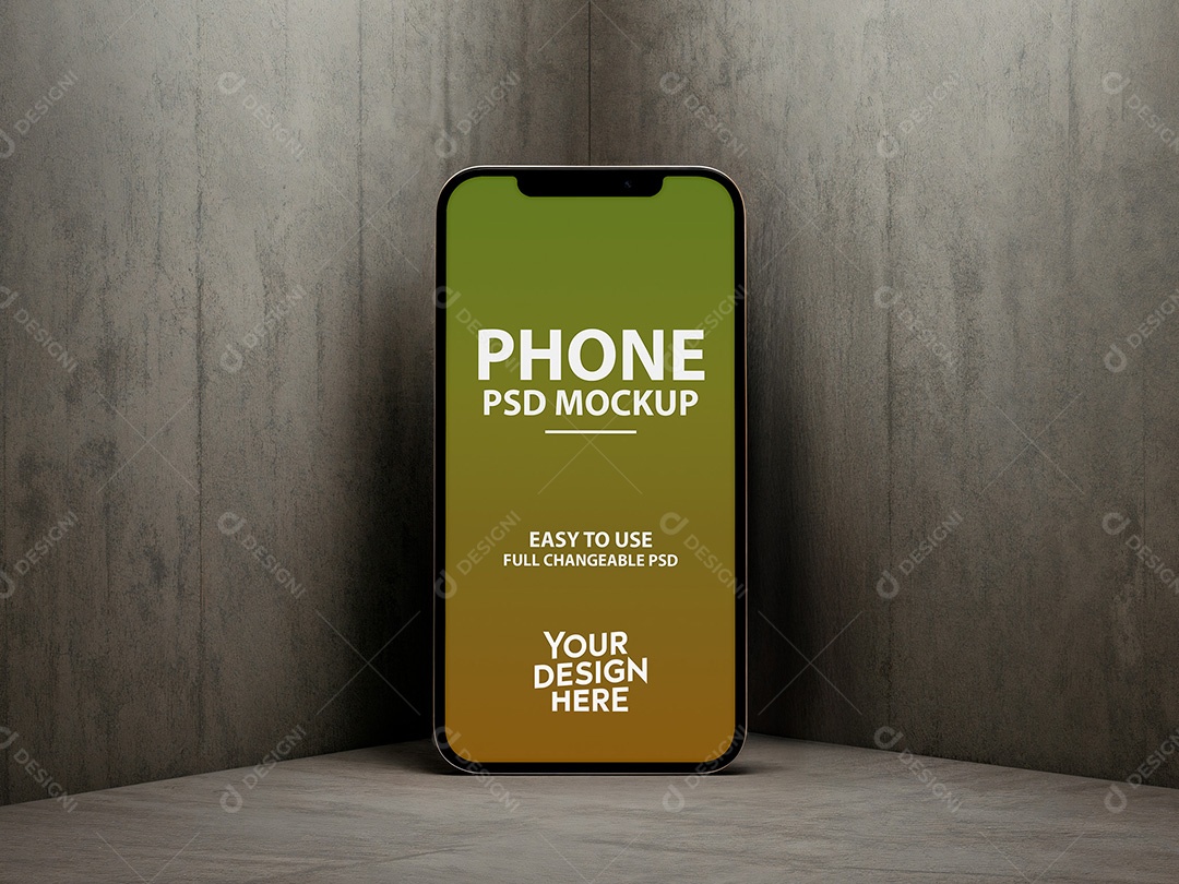 Celular Mockup PSD Editável