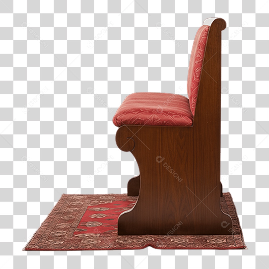 Banco de Madeira Igreja PNG Transparente