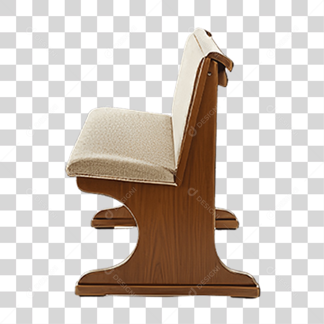 Banco de Madeira Igreja PNG Transparente