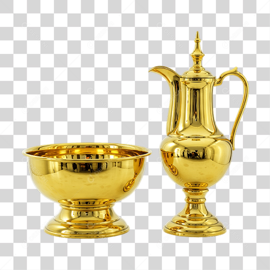 Conjunto de Turibulo de Igreja PNG Transparente