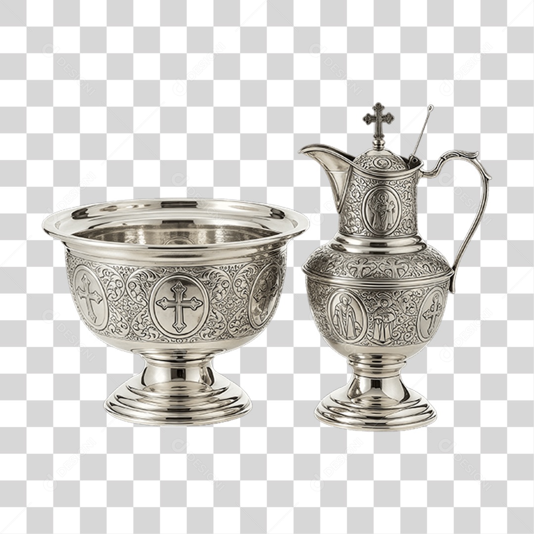 Conjunto de Turibulo de Igreja PNG Transparente