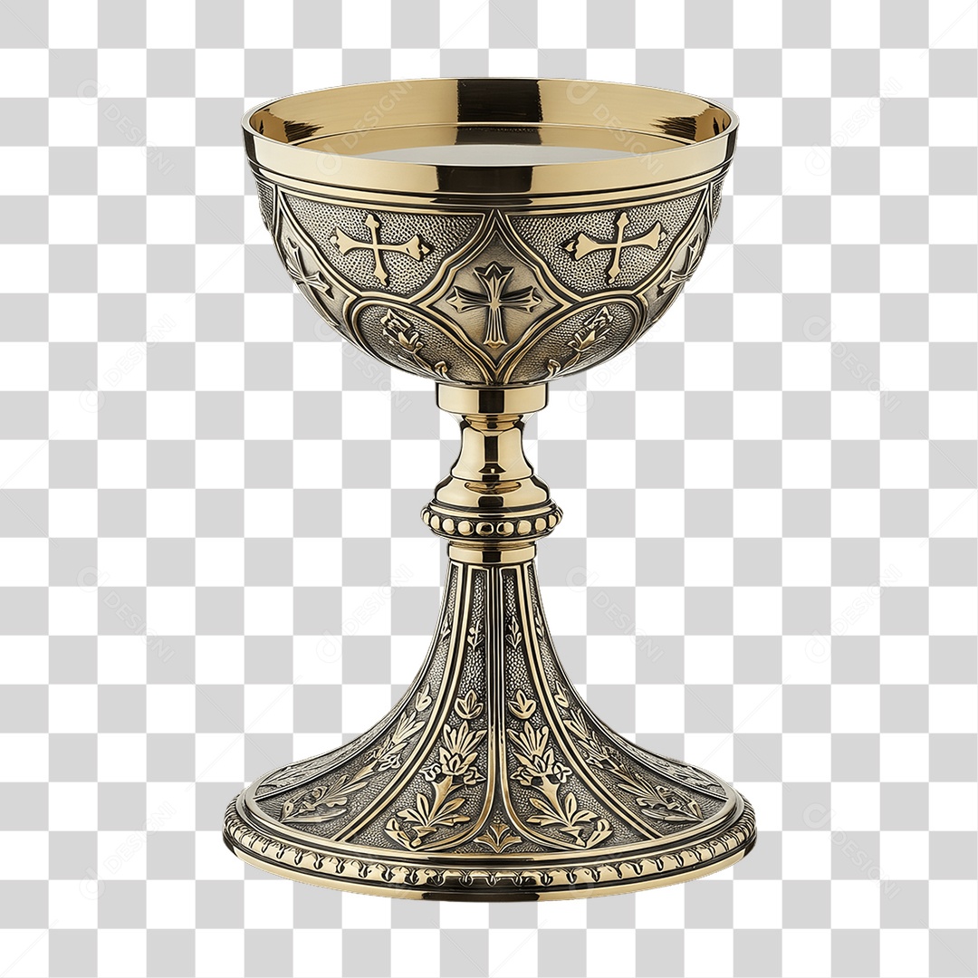 Elemento 3D Cálice Igreja PNG Transparente