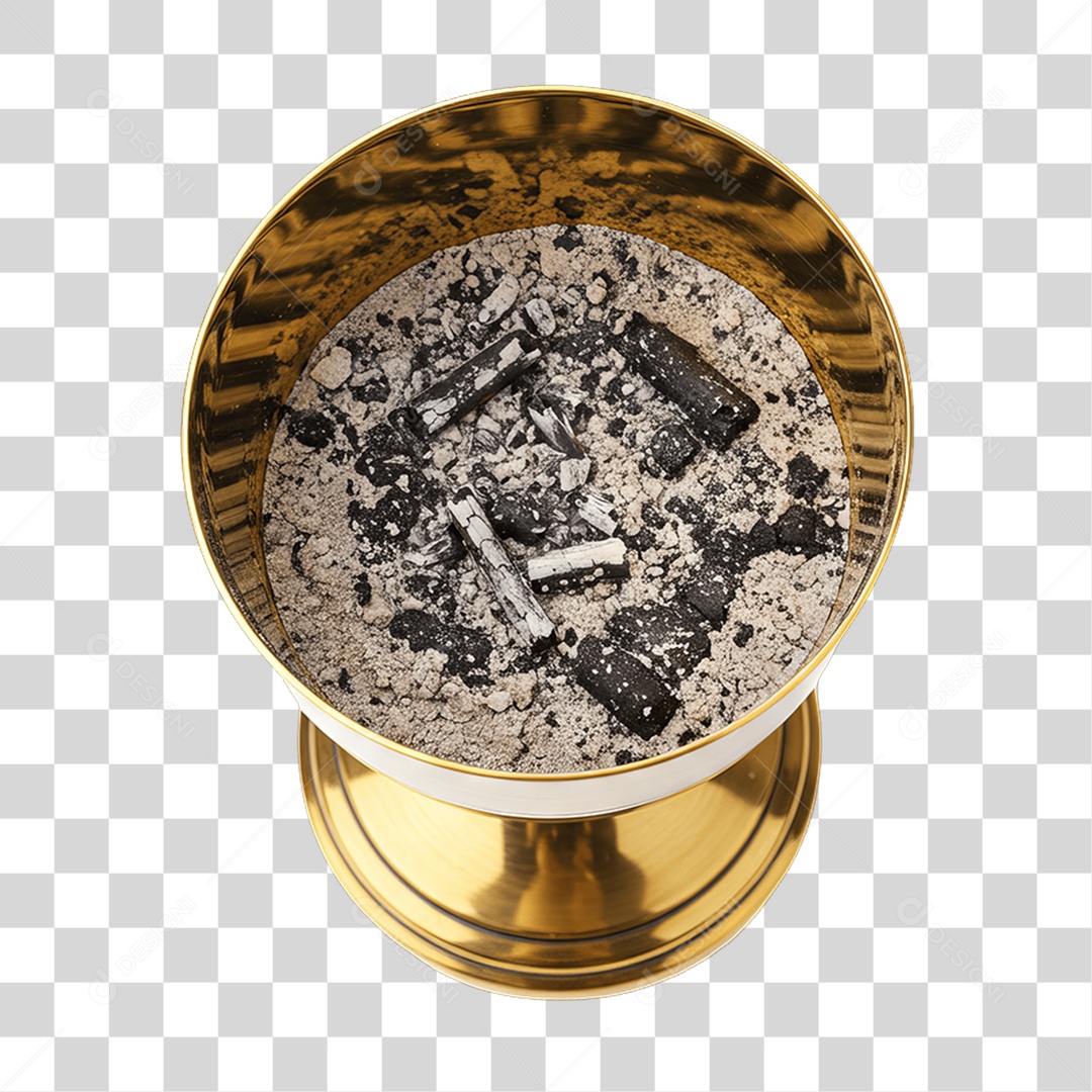 Elemento 3D Cálice Igreja PNG Transparente