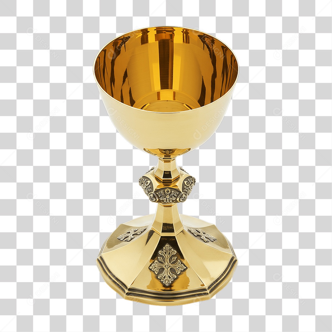 Elemento 3D Cálice Igreja PNG Transparente