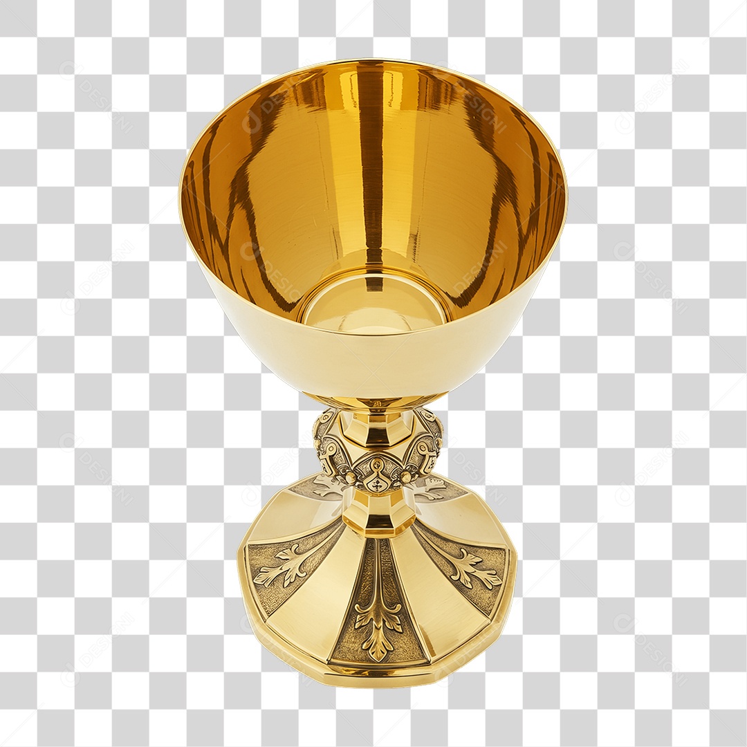 Elemento 3D Cálice Igreja PNG Transparente