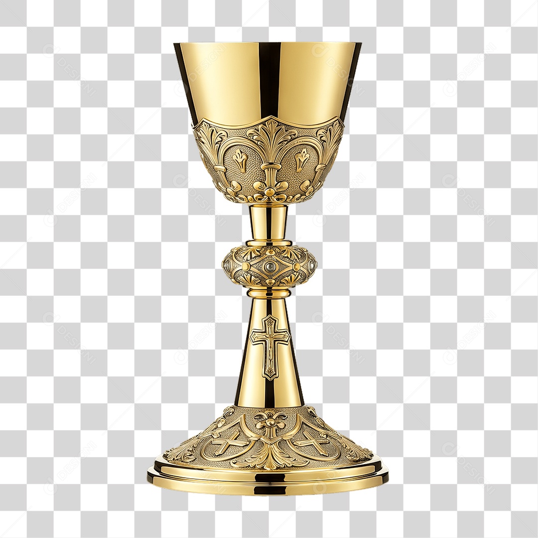 Elemento 3D Cálice Igreja PNG Transparente