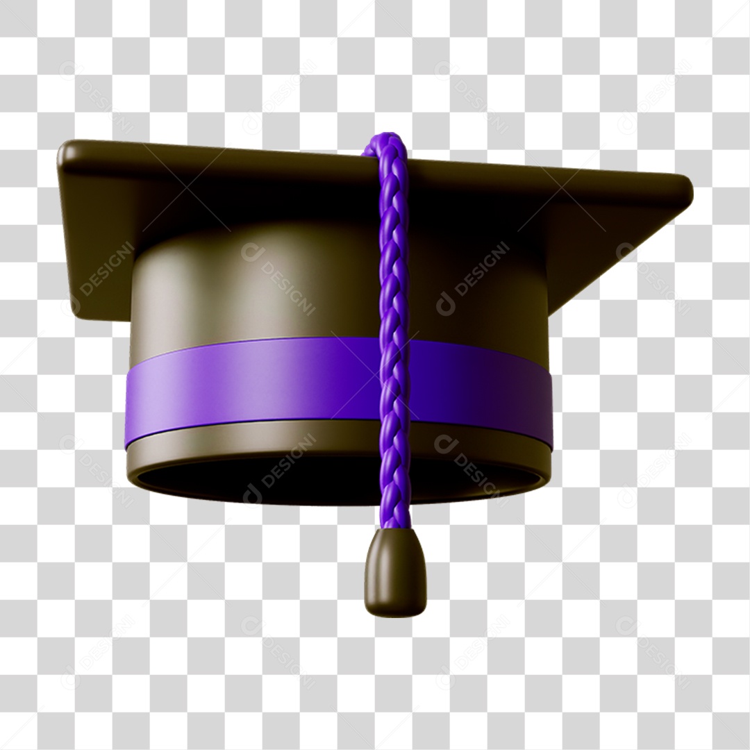 Capelo de Formatura PNG Transparente