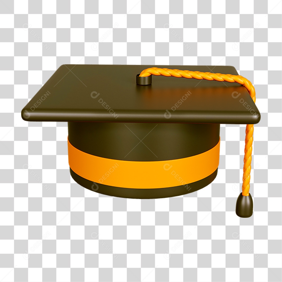 Capelo de Formatura PNG Transparente