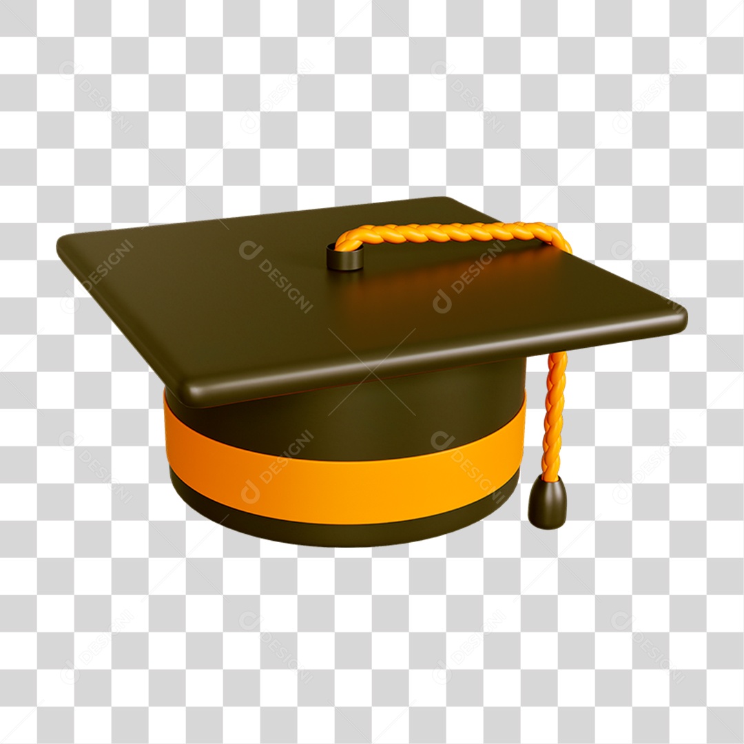 Capelo de Formatura PNG Transparente