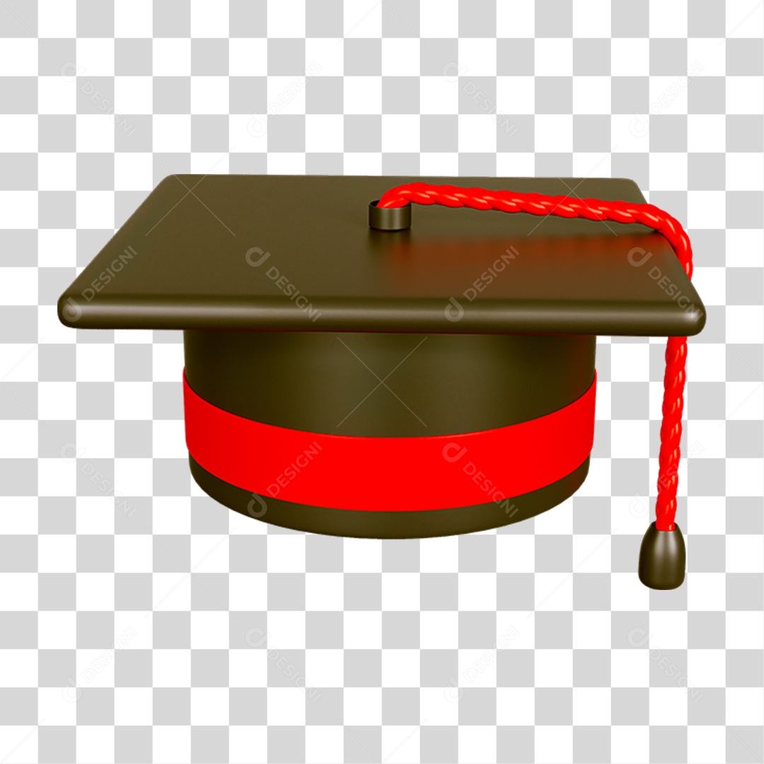 Capelo de Formatura PNG Transparente