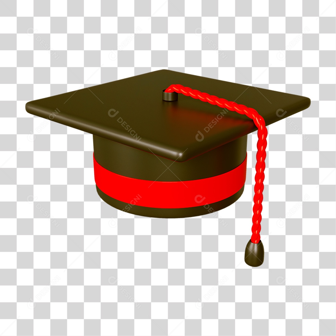 Capelo de Formatura PNG Transparente