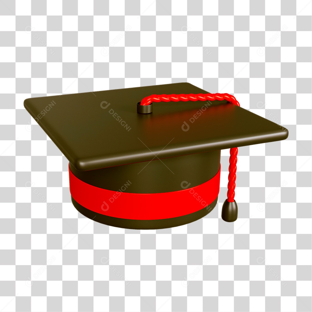 Capelo de Formatura PNG Transparente