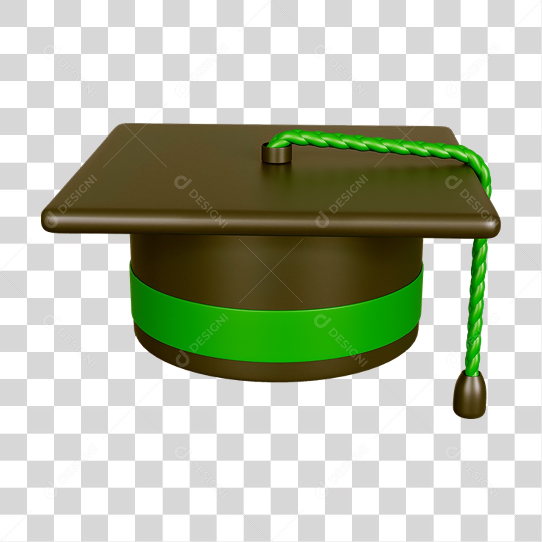 Capelo de Formatura PNG Transparente