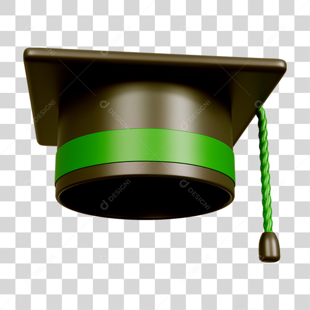 Capelo de Formatura PNG Transparente