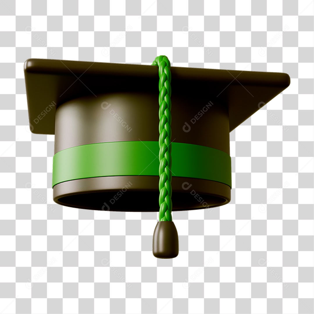Capelo de Formatura PNG Transparente