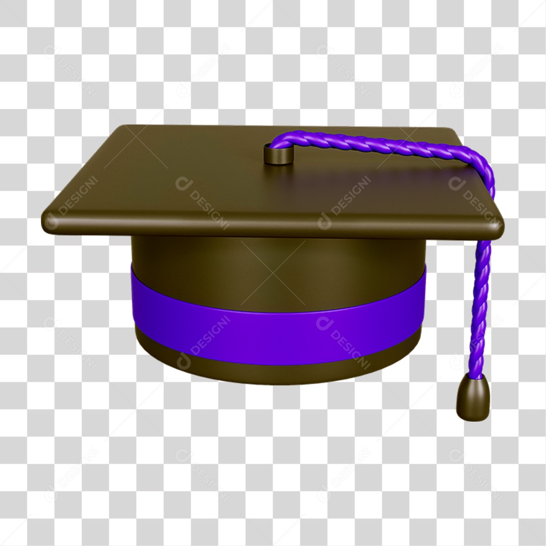 Capelo de Formatura PNG Transparente