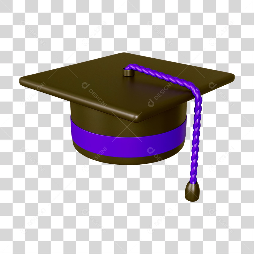 Capelo de Formatura PNG Transparente