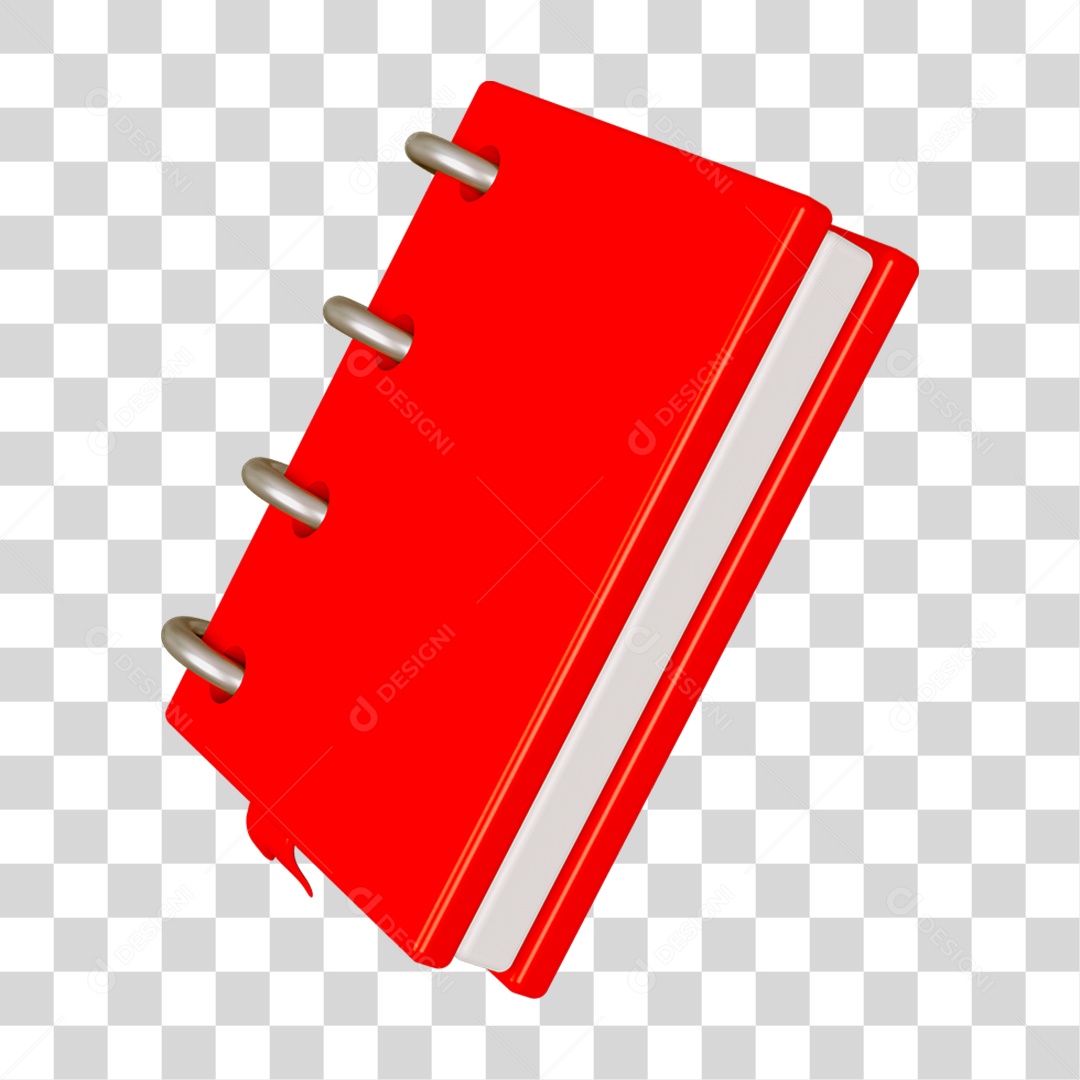 Transparent PNG School Notebook Book 3D Element