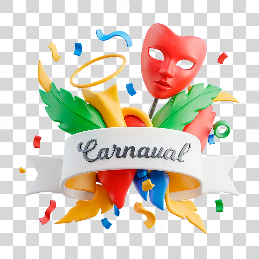 Transparent PNG Carnival 3D Seal