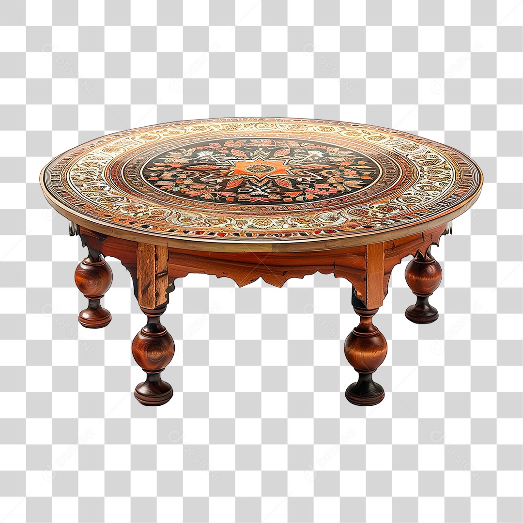 Mesa Redonda PNG Transparente