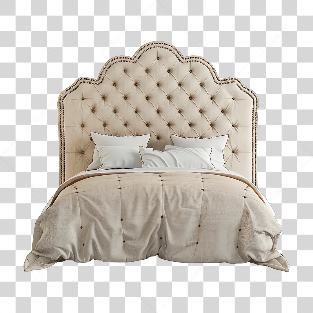 Cama de Casal PNG Transparente