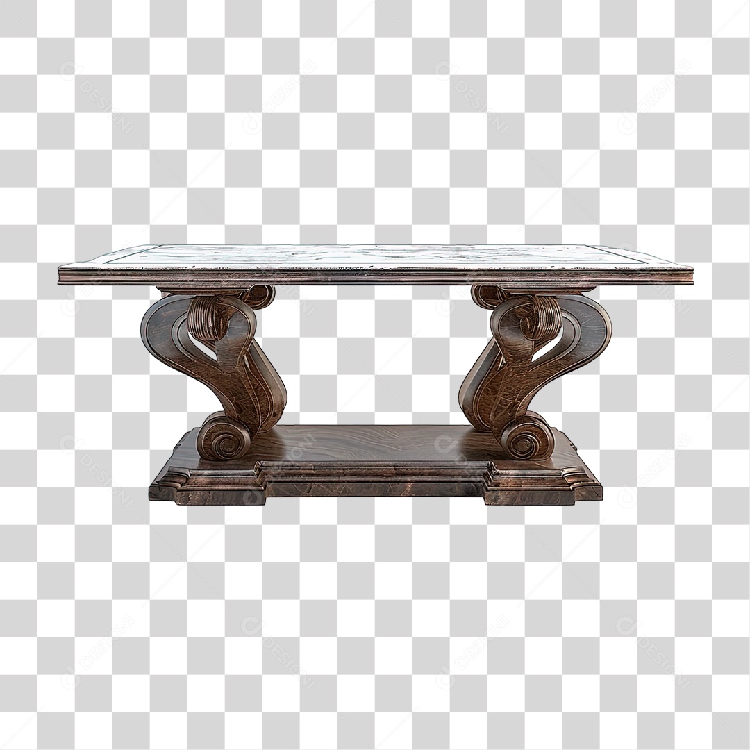 Mesa Quadrada PNG Transparente