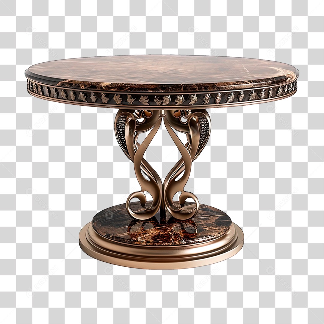 Mesa Redonda PNG Transparente
