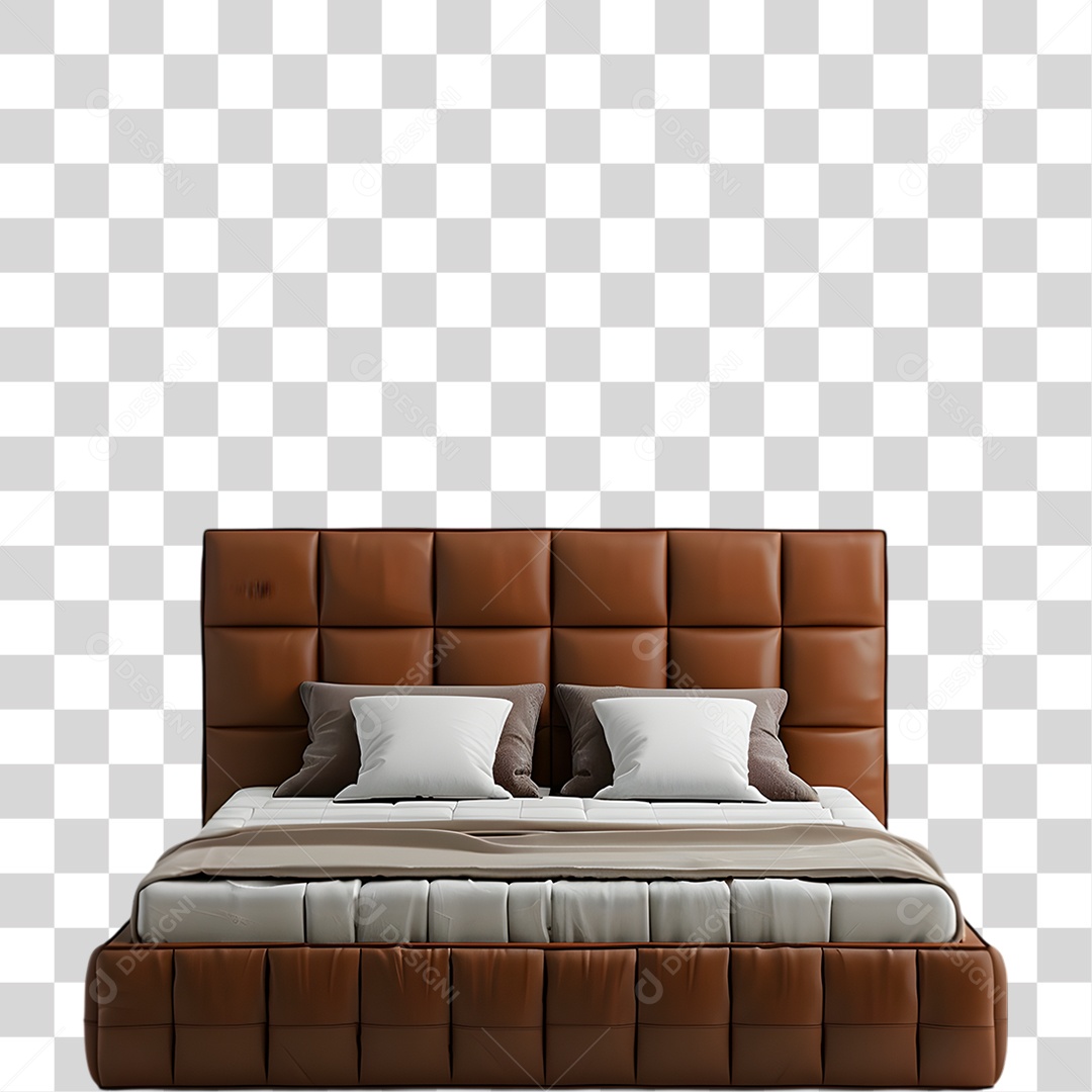 Cama de Casal PNG Transparente