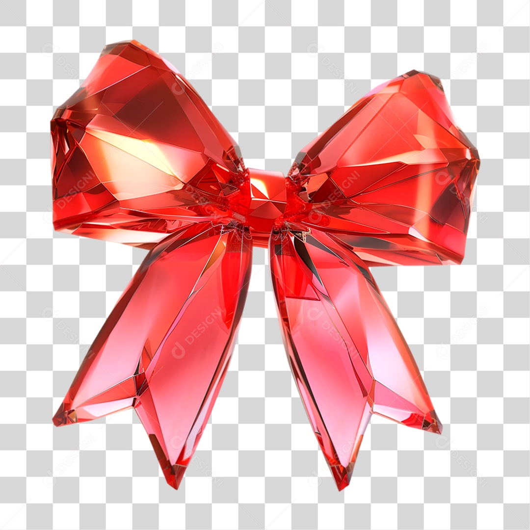 Laço Vermelho PNG Transparente