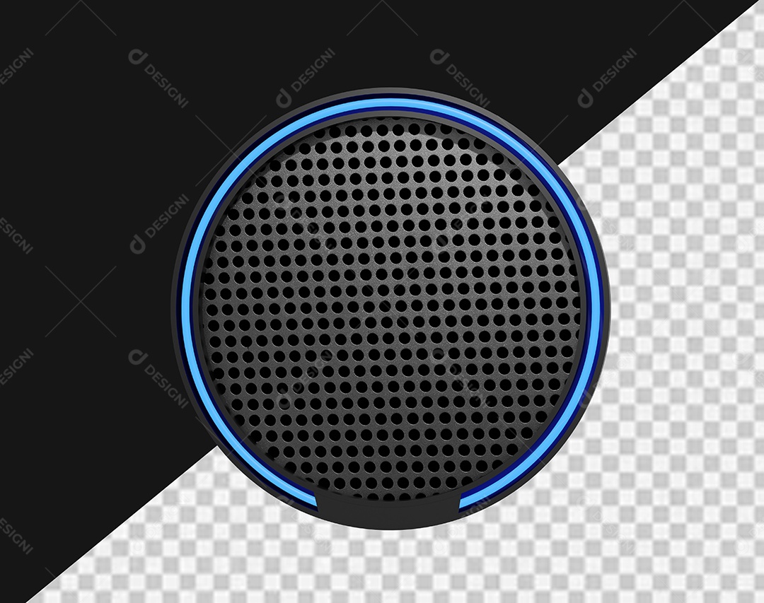 Painel de Metal para Shows Elemento 3D para Composição PSD