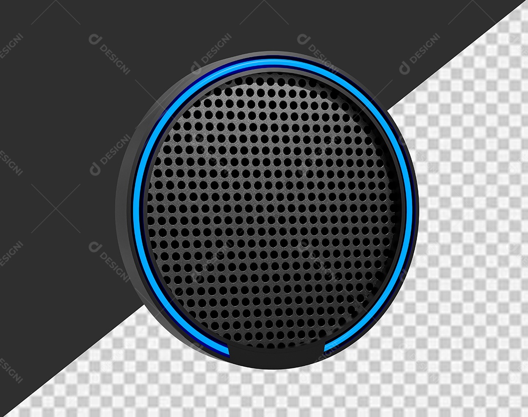 Painel de Metal para Shows Elemento 3D para Composição PSD