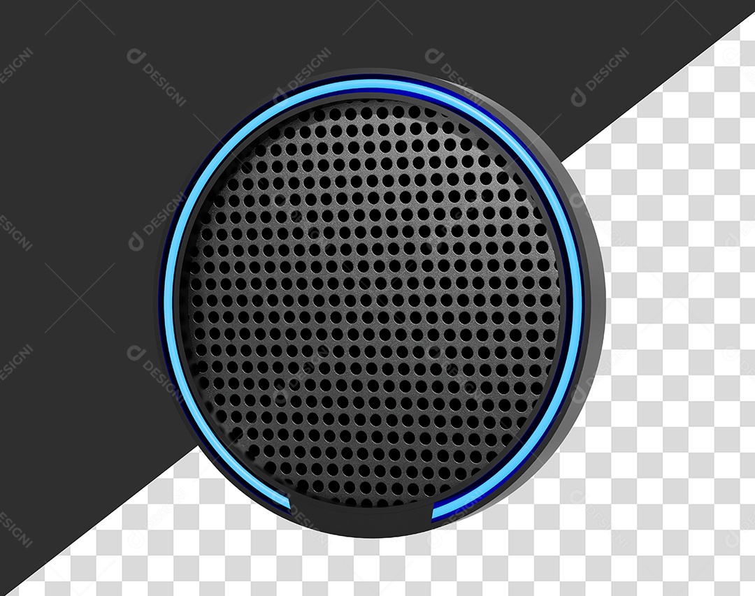 Painel de Metal para Shows Elemento 3D para Composição PSD