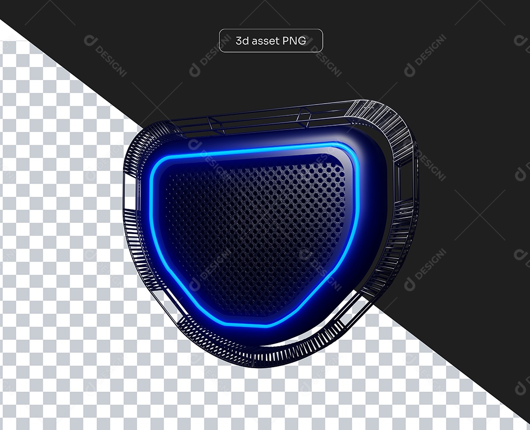 Painel de Metal para Shows com Luzes de Led para Elemento 3D para Composição PSD