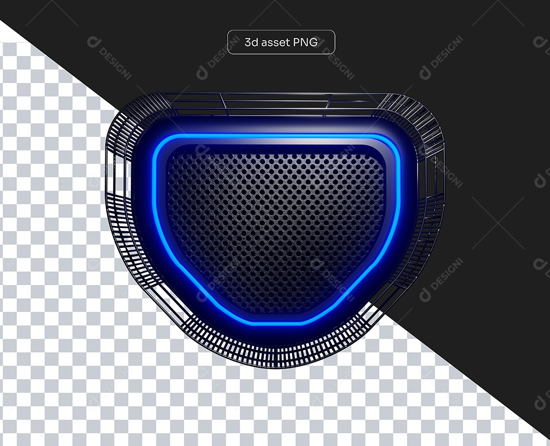 Painel de Metal para Shows com Luzes de Led para Elemento 3D para Composição PSD