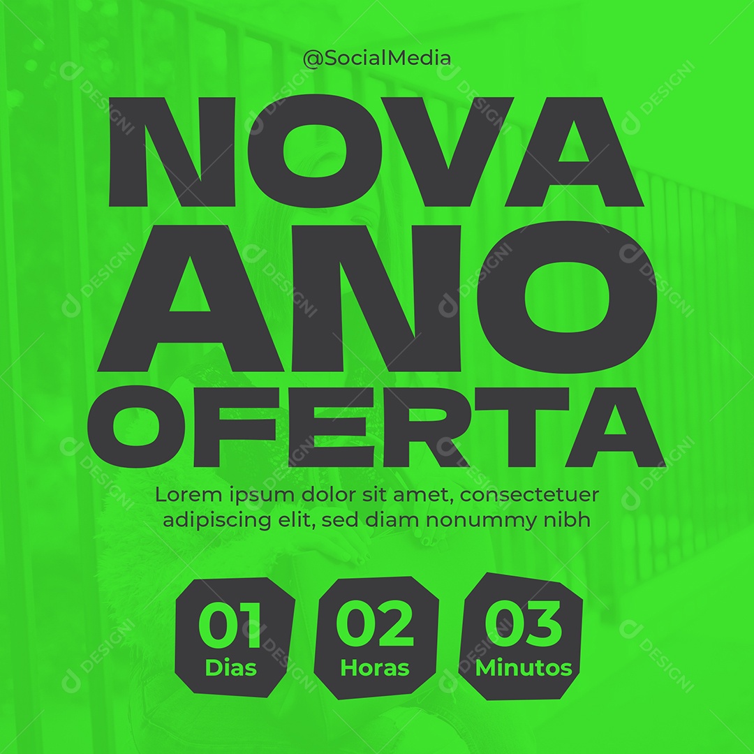 Moda Nova Oferta Social Media PSD Editável