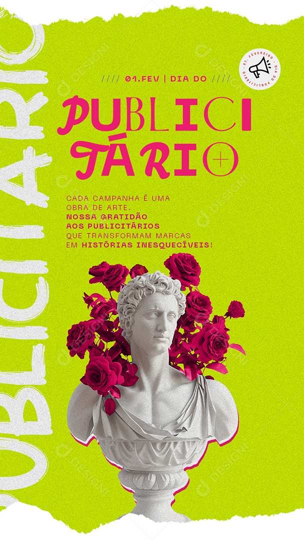 Story Dia Do Publicitário 1 De Fevereiro Social Media PSD Editável