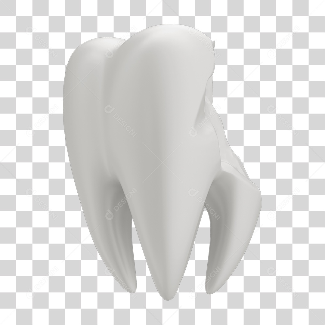 Dente Branco Quebrado PNG Transparente