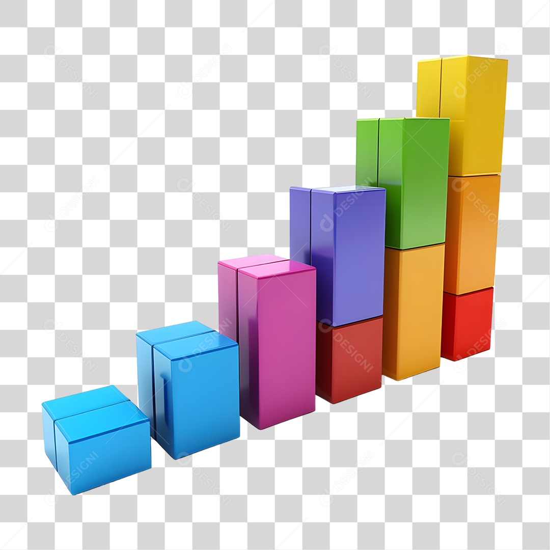 Quadrados Gráficos Cores PNG Transparente