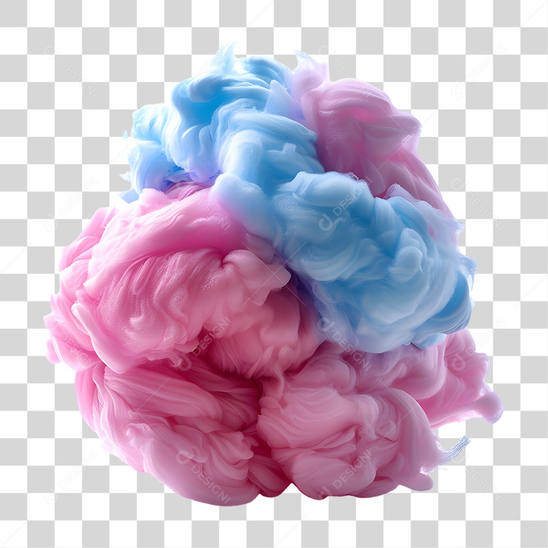 Algodão Doce PNG Transparente