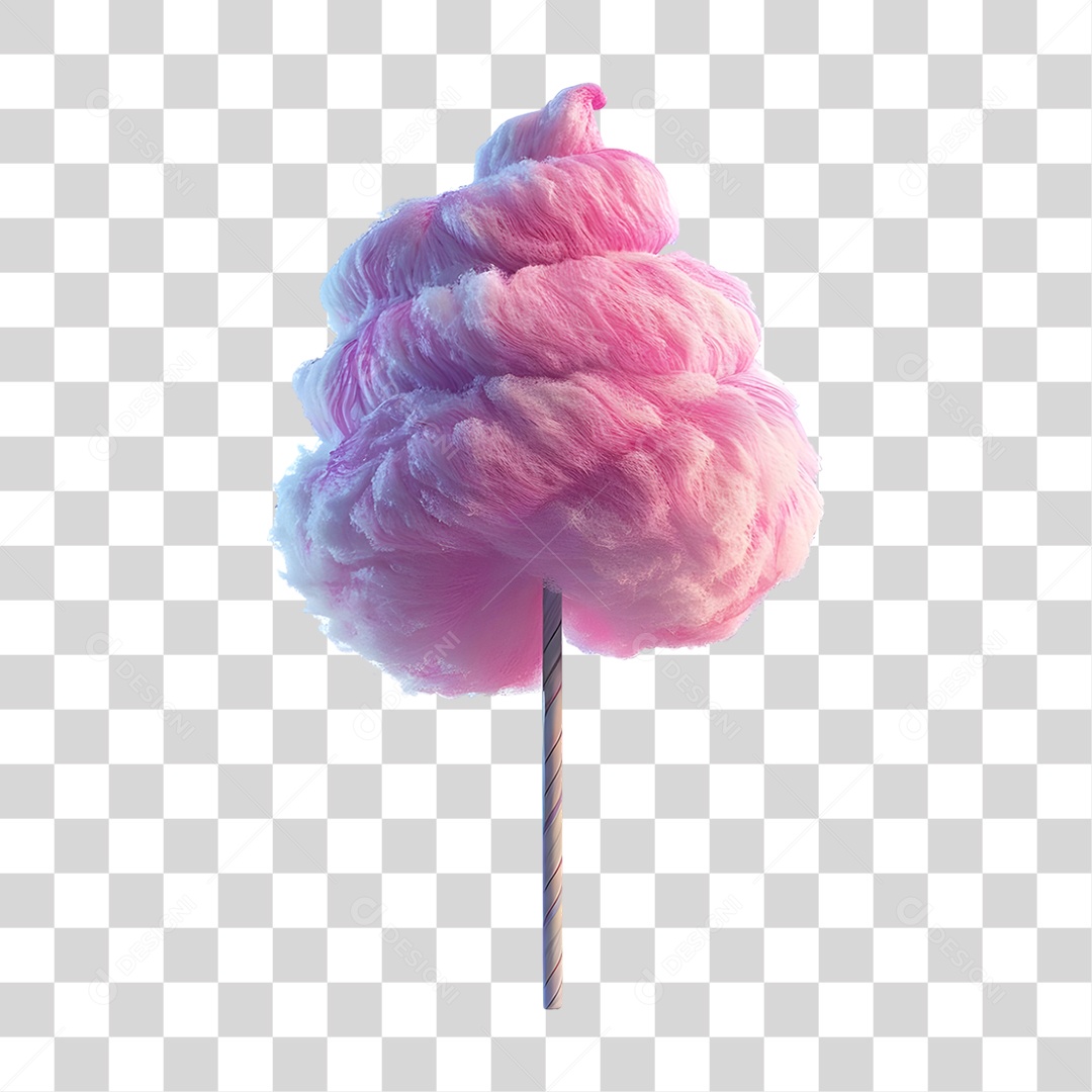 Algodão Doce PNG Transparente