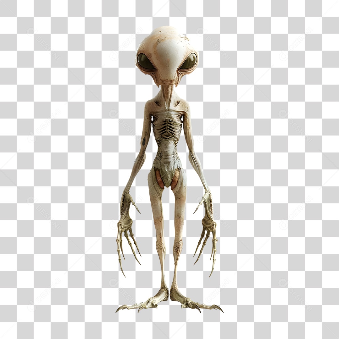 Monstro Alienígena PNG Transparente