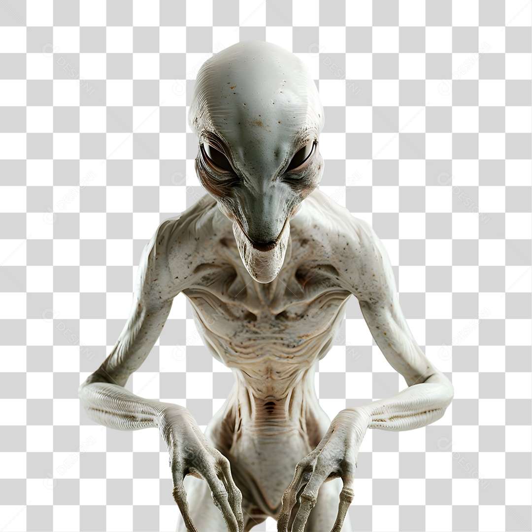 Monstro Alienígena PNG Transparente